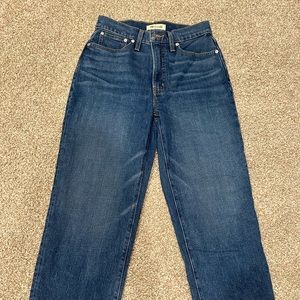 Madewell Perfect Vintage Straight Jean in Mayfield Wash